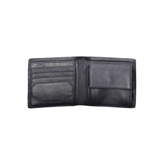 Cartera de cuero azul Tommy Hilfiger para hombre