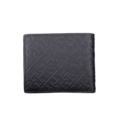 Cartera de cuero azul Tommy Hilfiger para hombre