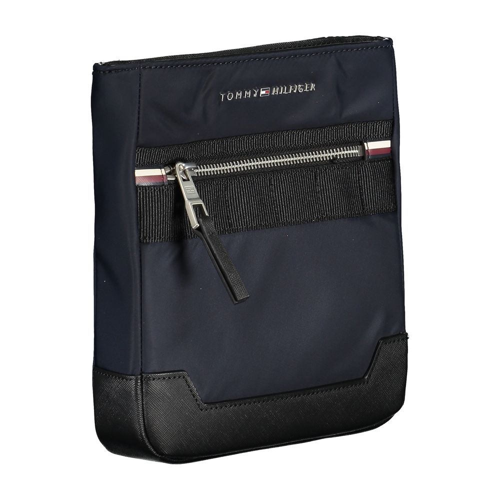 Bolso de hombro elegante azul con detalles en contraste de Tommy Hilfiger