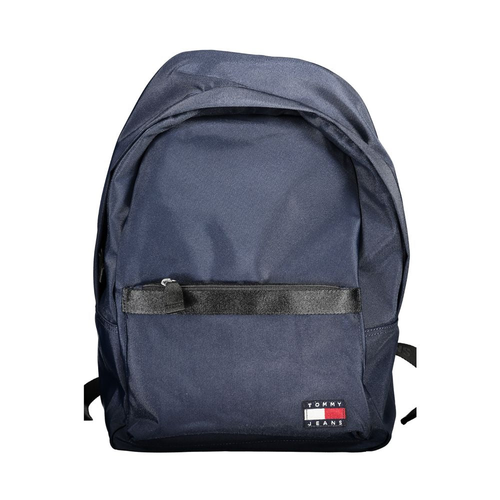 Mochila de poliéster azul Tommy Hilfiger