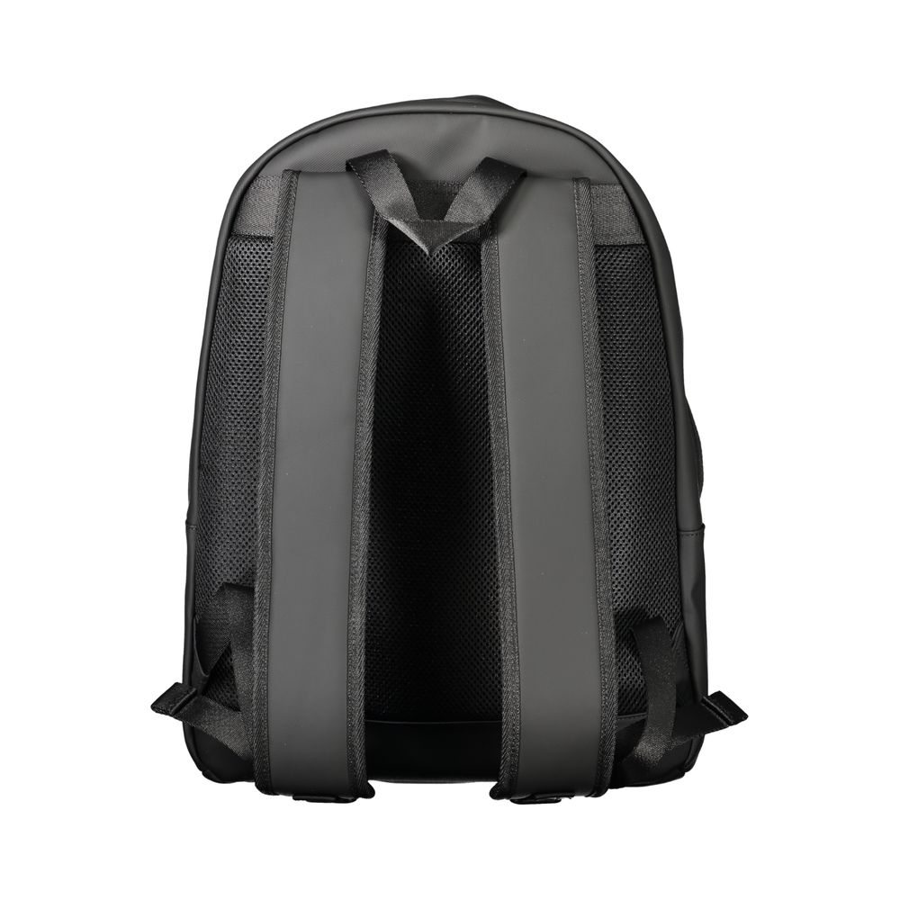 Mochila Tommy Hilfiger de polietileno negra para hombre