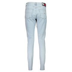 Vaqueros Tommy Hilfiger de algodón azul claro para mujer