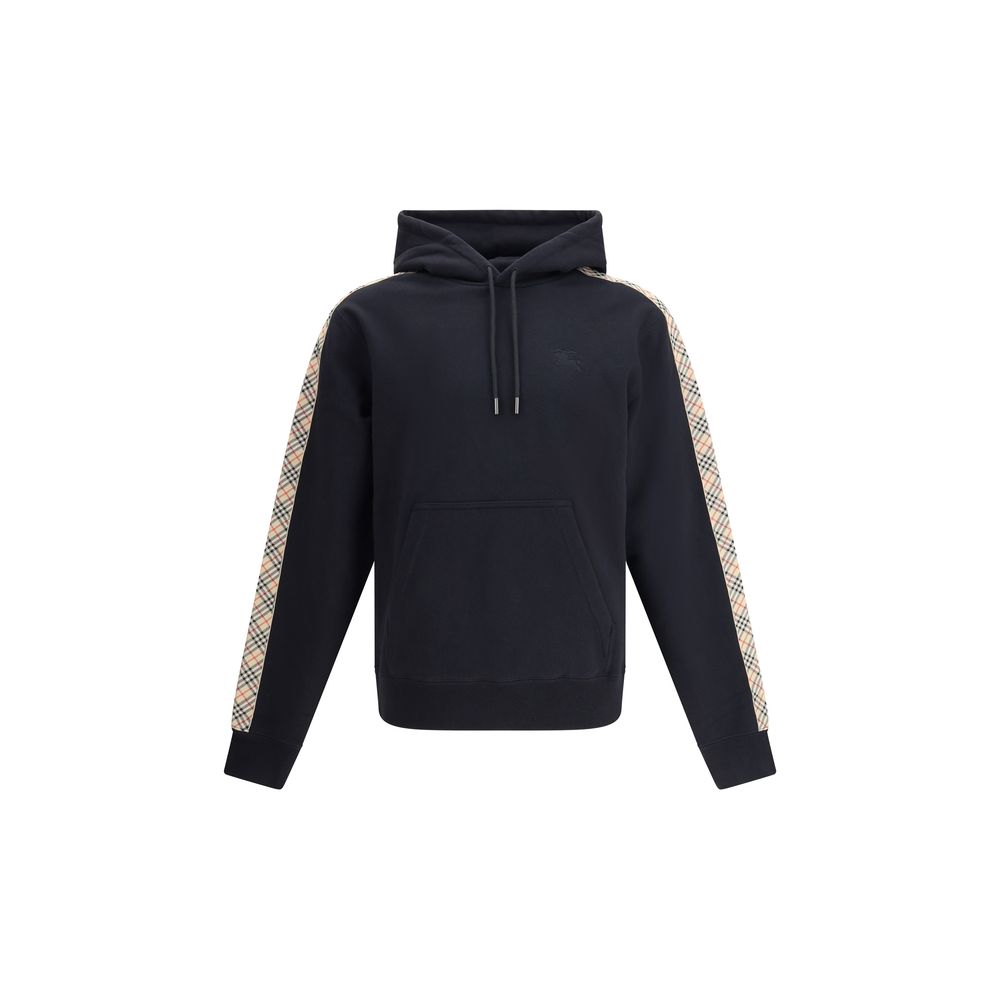 Sudadera con capucha y ribete de cuadros de Burberry