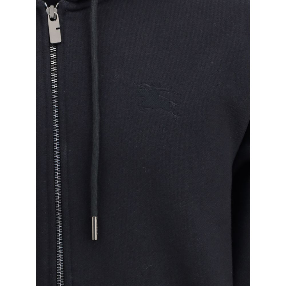 Sudadera con capucha y ribete de cuadros de Burberry