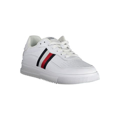 Zapatillas Tommy Hilfiger de cuero blanco para hombre