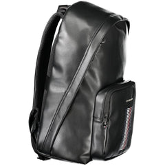 Mochila Tommy Hilfiger de polietileno negra para hombre