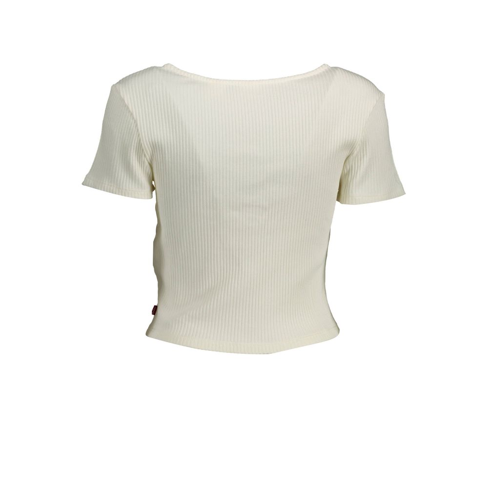 Top Levi's de algodón blanco para mujer