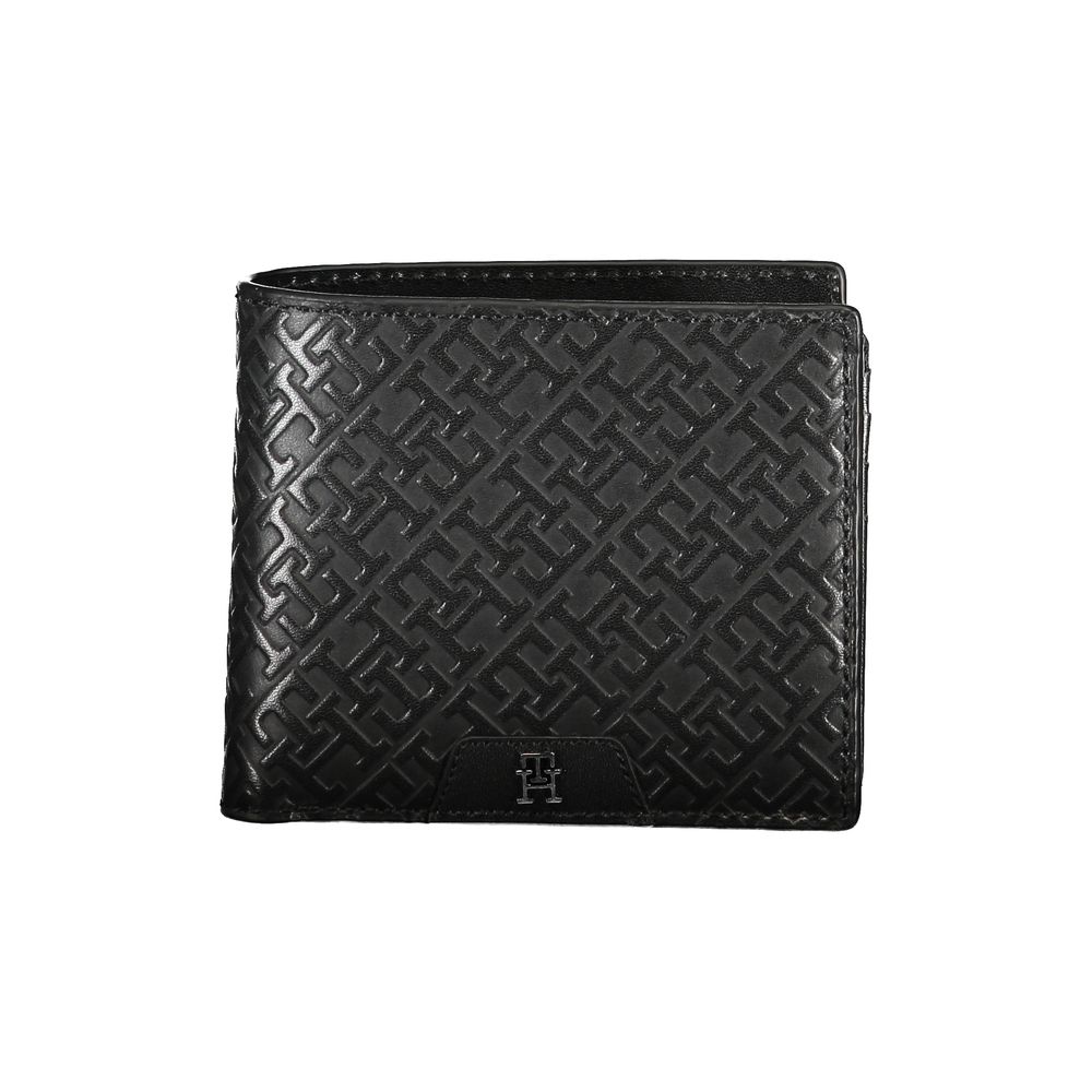 Cartera elegante de cuero con monedero de Tommy Hilfiger