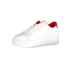 Zapatillas blancas de poliéster de Tommy Hilfiger