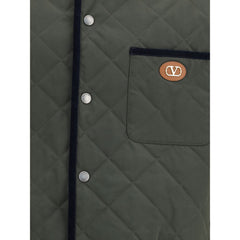 Chaqueta acolchada con el logotipo de Valentino