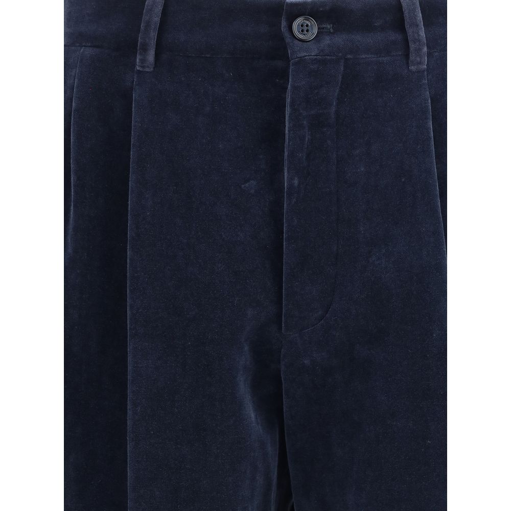 Pantalones de terciopelo Valentino