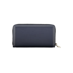 Cartera azul sostenible Tommy Hilfiger Chic con cremallera de seguridad