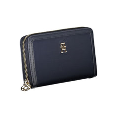 Cartera azul sostenible Tommy Hilfiger Chic con cremallera de seguridad