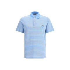 Suéter polo a rayas de Prada