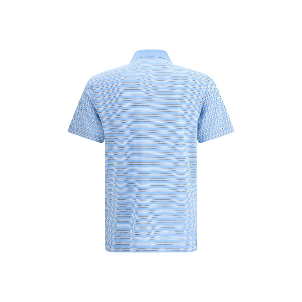 Suéter polo a rayas de Prada