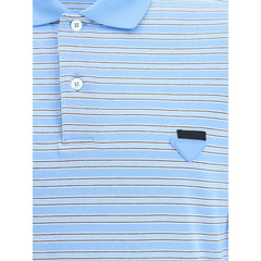 Suéter polo a rayas de Prada