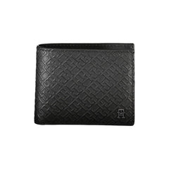 Elegante cartera doble de piel con detalles en contraste de Tommy Hilfiger
