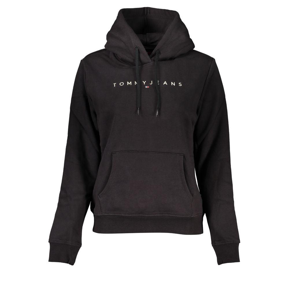 Suéter de algodón negro Tommy Hilfiger para mujer