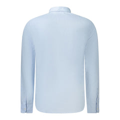 Camisa de algodón azul claro Timberland para hombre