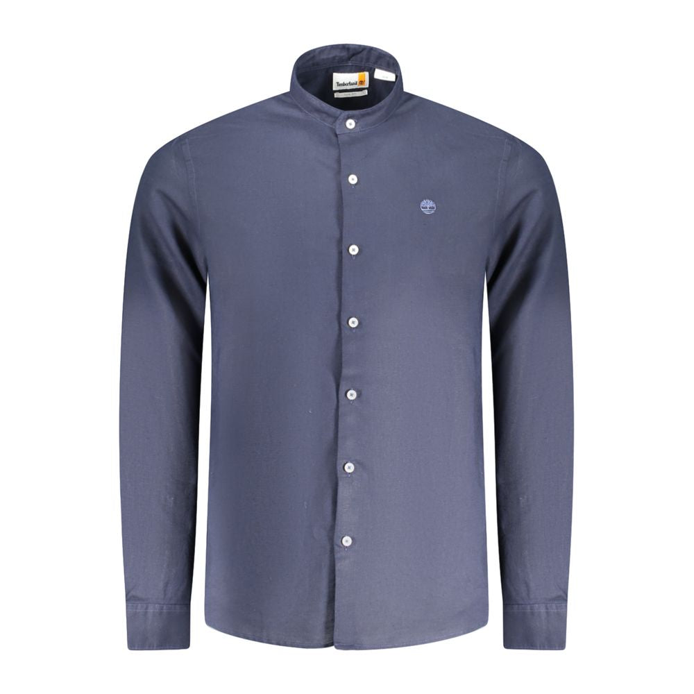 Camisa de algodón azul Timberland
