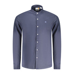 Camisa de algodón azul Timberland