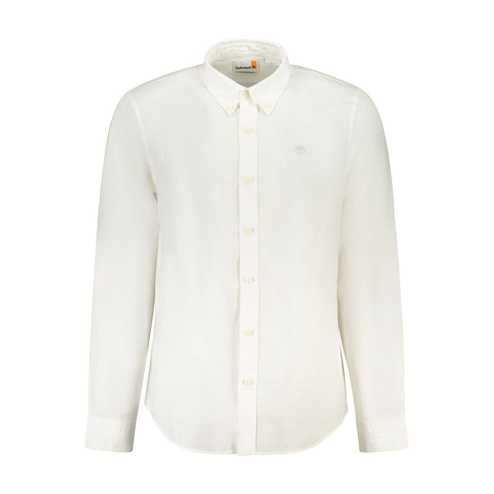 Camisa de algodón blanca Timberland