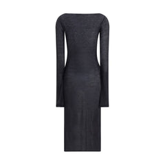Vestido largo de jersey Miu Miu