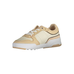 Zapatillas Tommy Hilfiger de piel beige para mujer