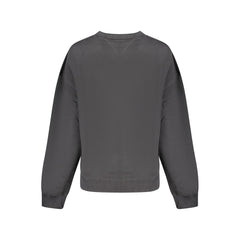 Suéter de algodón negro Tommy Hilfiger para mujer