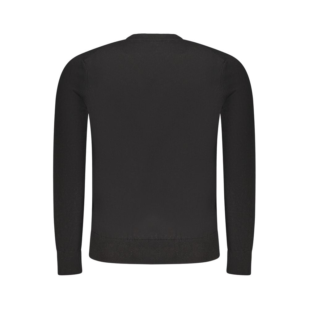 Suéter de algodón negro de Hugo Boss