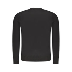 Suéter de algodón negro de Hugo Boss