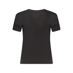 Camisetas y tops de algodón negros de Tommy Hilfiger