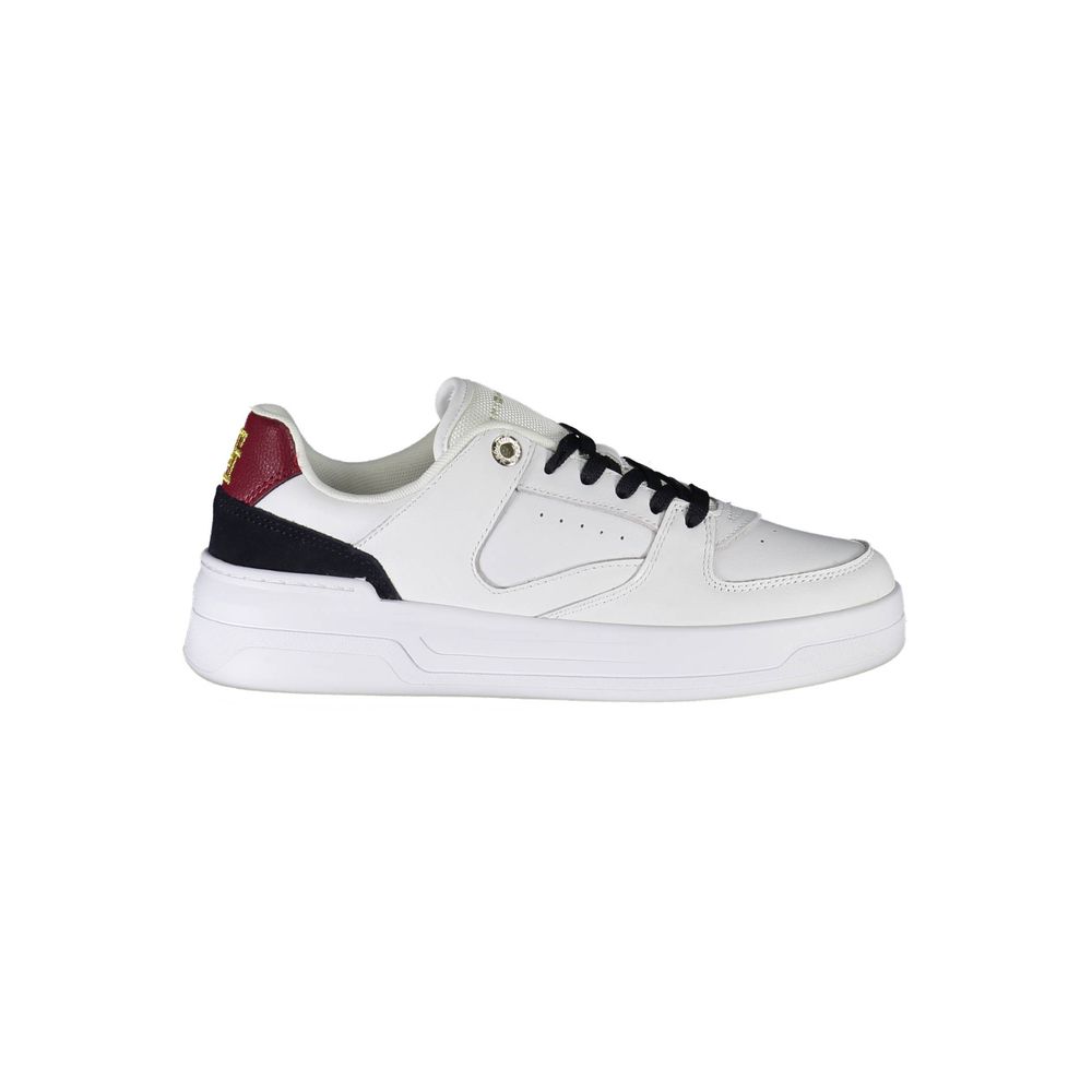 Zapatillas Tommy Hilfiger de piel blanca para mujer