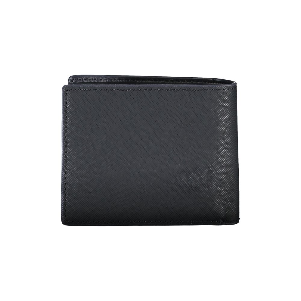 Cartera de cuero azul Tommy Hilfiger para hombre