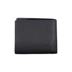 Cartera de cuero azul Tommy Hilfiger para hombre