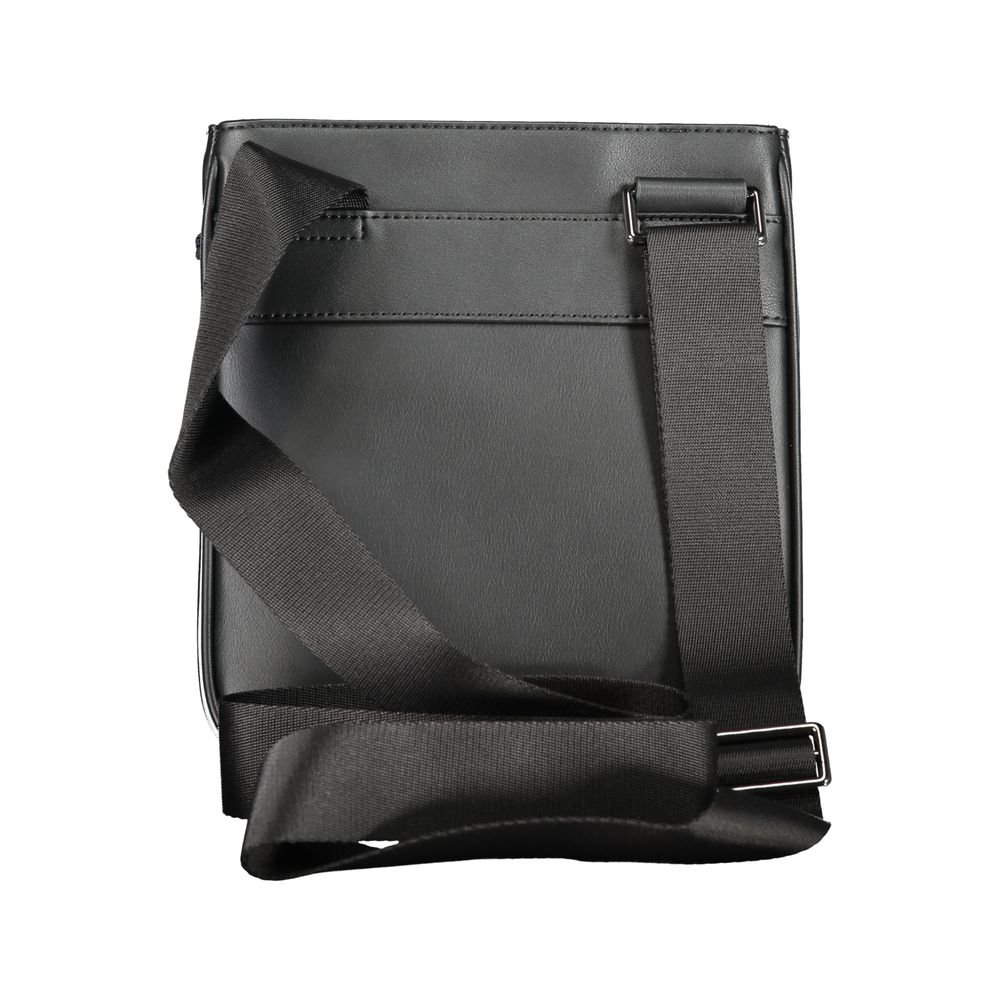Bolso de hombro de polietileno negro de Tommy Hilfiger