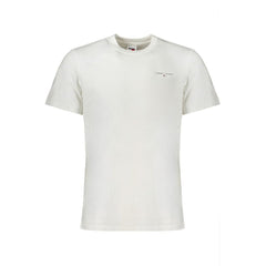 Camiseta blanca de algodón Tommy Hilfiger para hombre