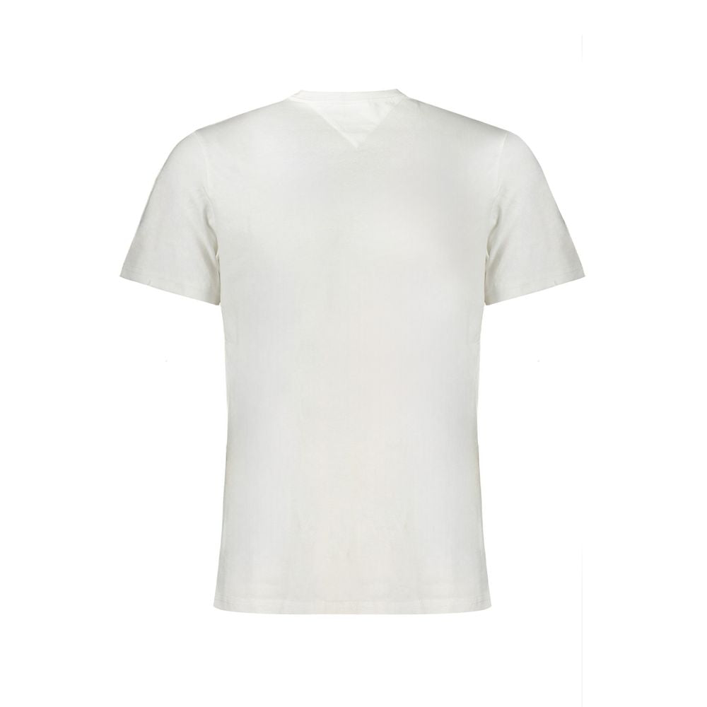 Camiseta blanca de algodón Tommy Hilfiger para hombre