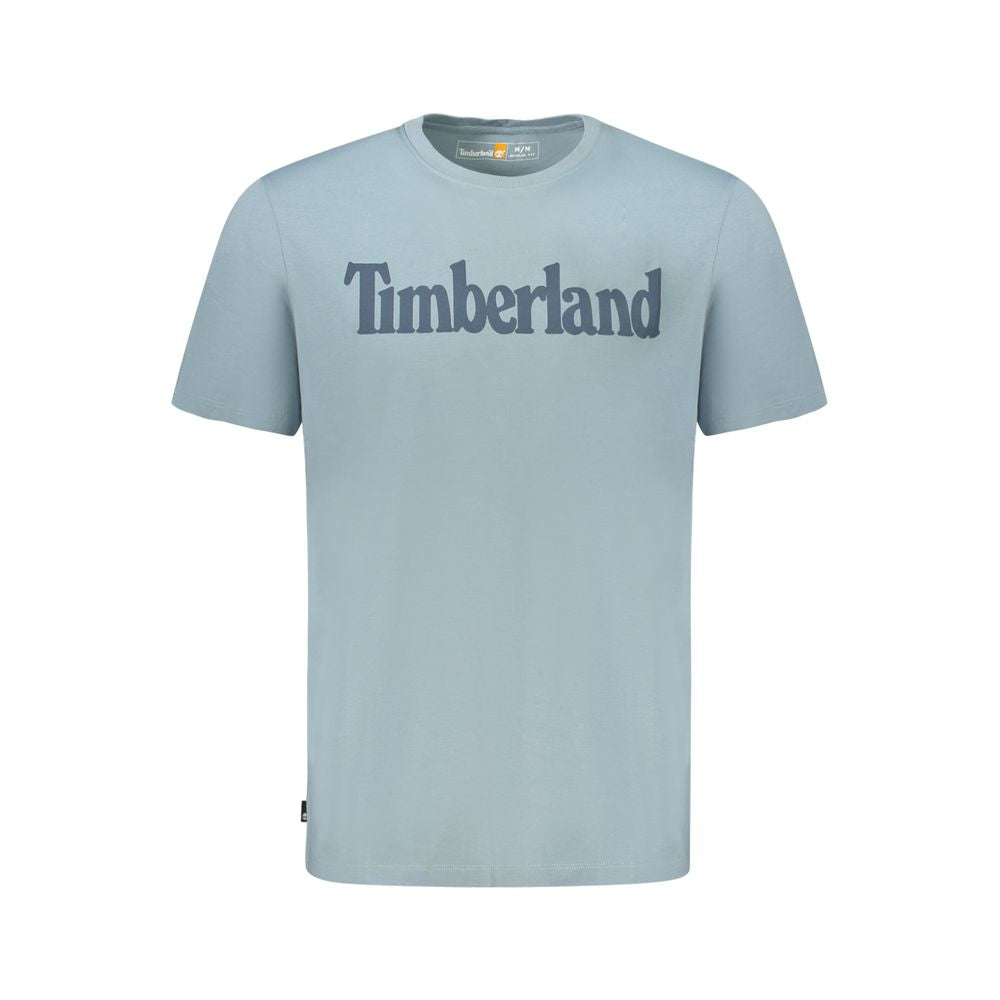 Camiseta Timberland de algodón orgánico azul claro para hombre