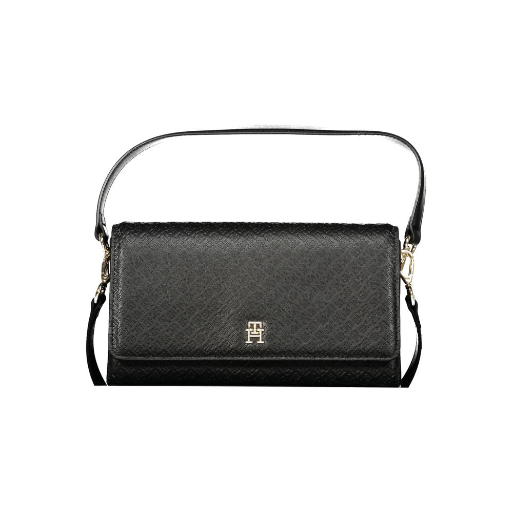 Bolso de mano Tommy Hilfiger de polietileno negro para mujer