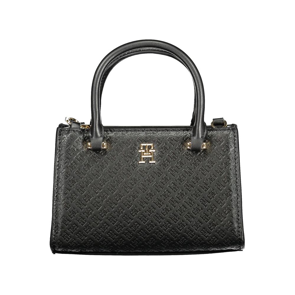 Bolso de mano Tommy Hilfiger de polietileno negro para mujer