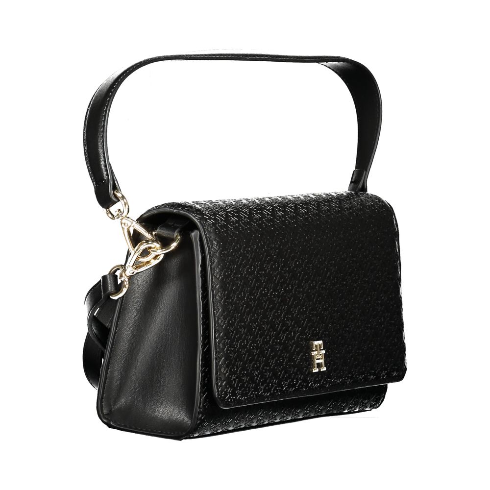 Bolso de mano Tommy Hilfiger de polietileno negro para mujer