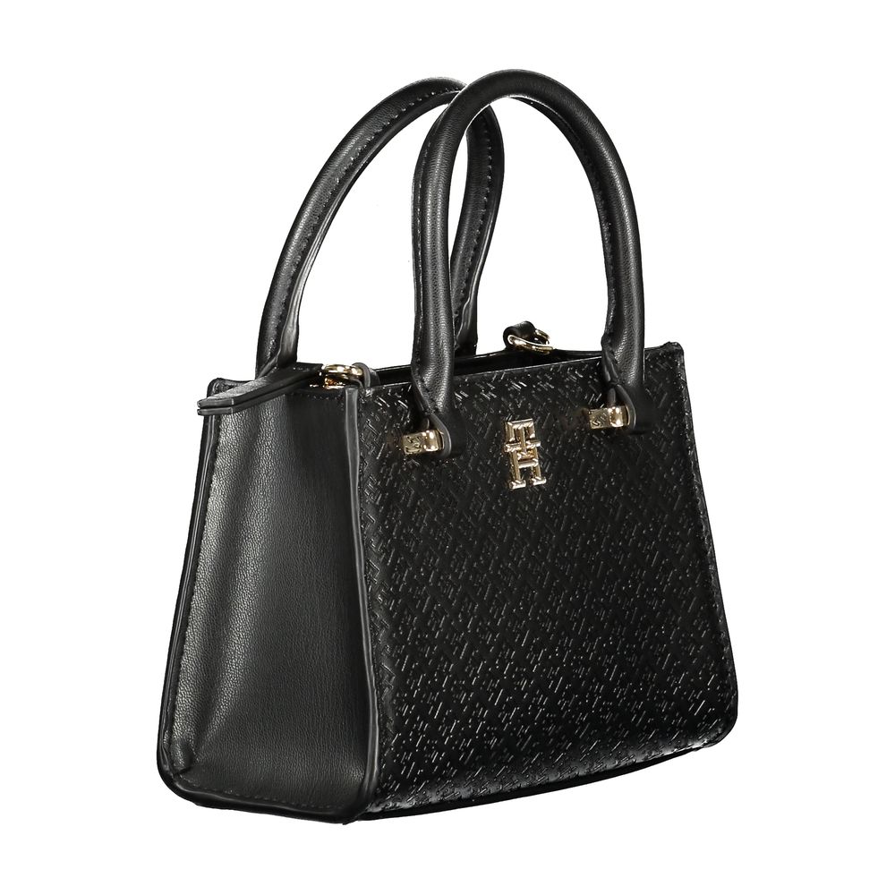 Bolso de mano Tommy Hilfiger de polietileno negro para mujer