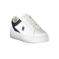 Zapatillas blancas de poliéster de Tommy Hilfiger