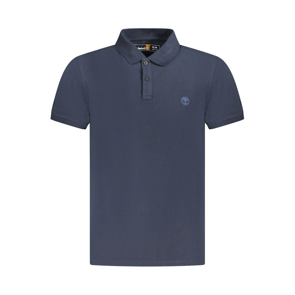 Polo Timberland de algodón azul para hombre