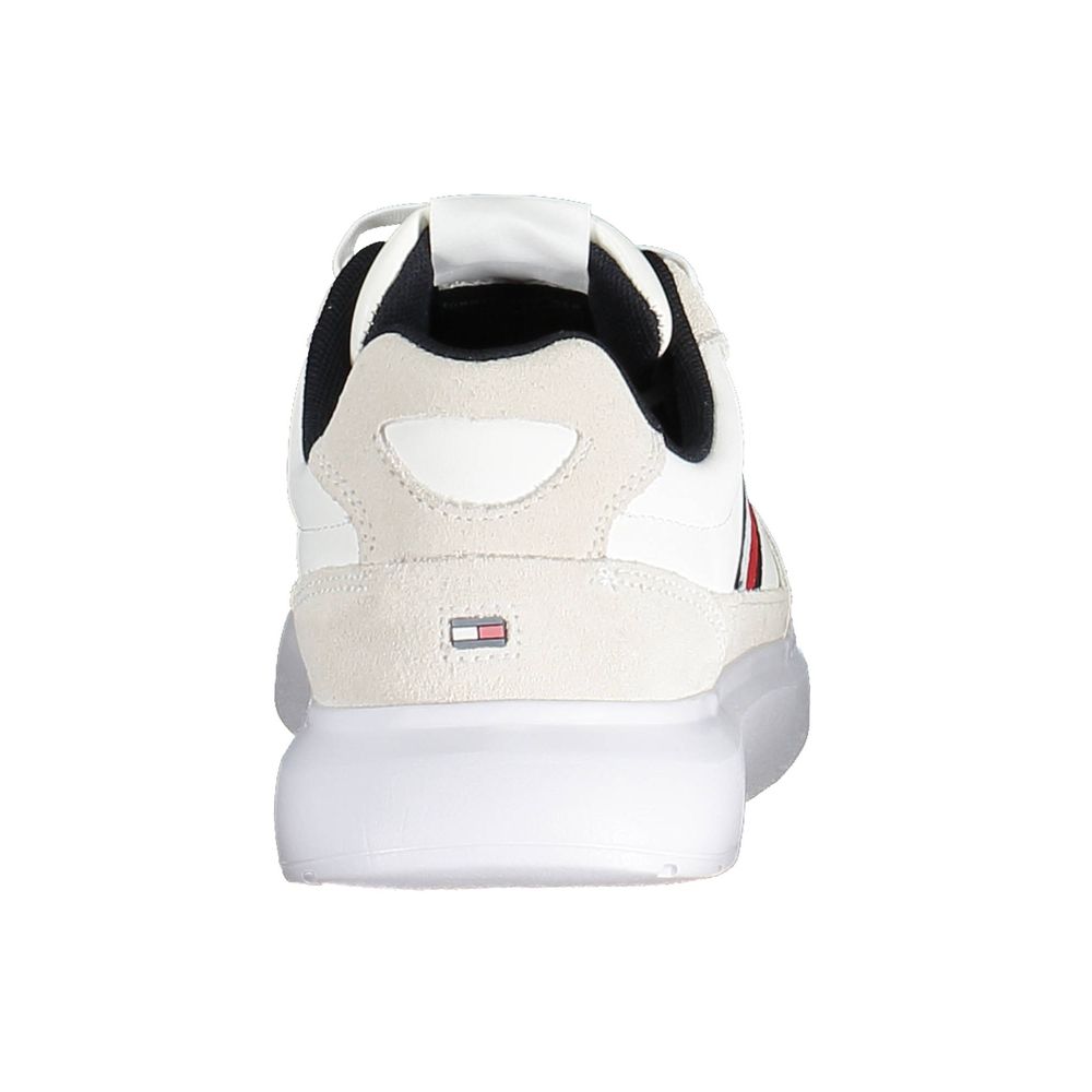 Zapatillas Tommy Hilfiger de cuero blanco para hombre