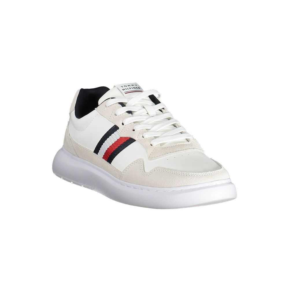 Zapatillas Tommy Hilfiger de cuero blanco para hombre