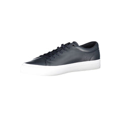 Zapatillas Tommy Hilfiger de cuero azul para hombre