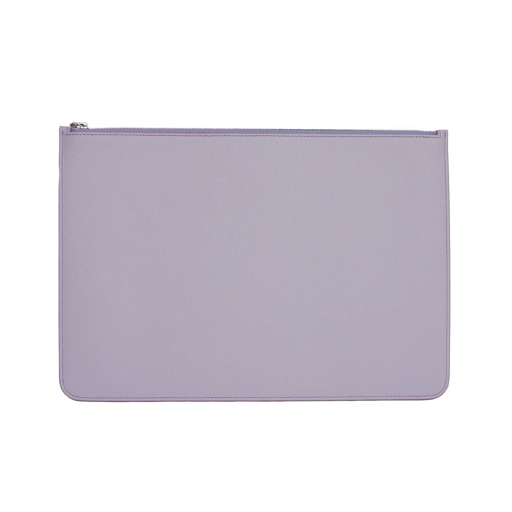 Bolso de mano de piel de becerro morada de Maison Margiela