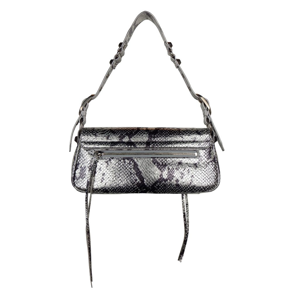 Bolso de mano Balenciaga de piel de becerro gris